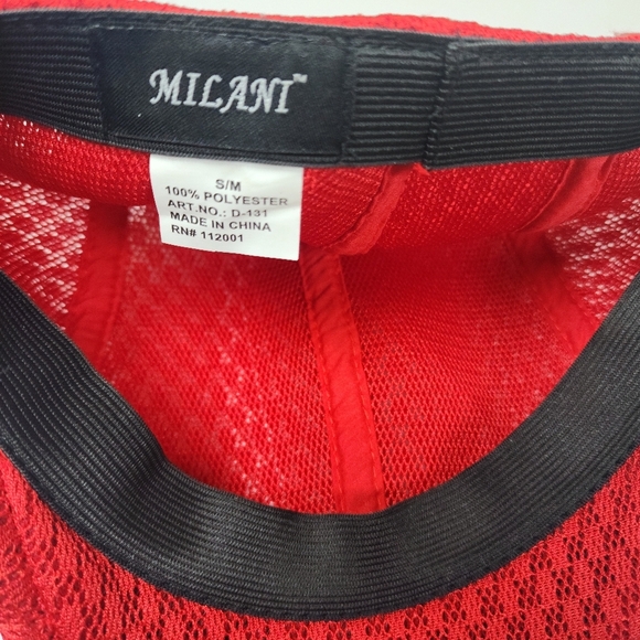 Milani  Men vented  Red  unisex fashionable Taxi hat - Picture 4 of 5